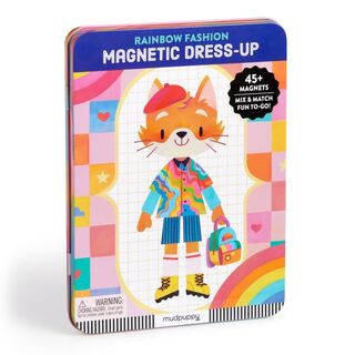 Rainbow Fashion Magnetic Dress-Up - Mudpuppy (ISBN 9780735382411)