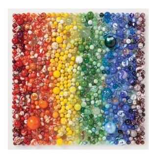 Rainbow Marbles 500 Piece Puzzle - Galison (ISBN 9780735351219)