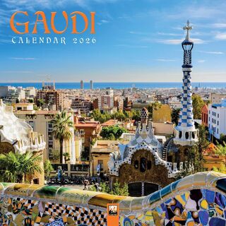 Gaudi Wall Calendar 2026 (Art Calendar) - Tree Flame (ISBN 9781835623725)