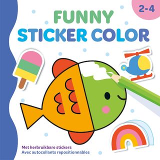 Funny Sticker Color (2-4 j.) / Funny Sticker Color (2-4a.) - ZNU (ISBN 9789044769104)