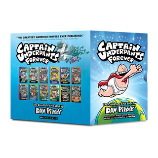 Captain Underpants Forever Box set (#1-12) - Dav Pilkey (ISBN 9798225017750)