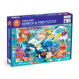 Coral Reef 64 Piece Search & Find Puzzle - Mudpuppy (ISBN 9780735383968)