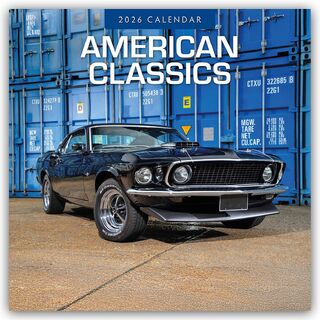 American Classic Cars - Klassische Amerikanische Autos 2026 - 16-Monatskalender - Robin Red (ISBN 9781837010462)