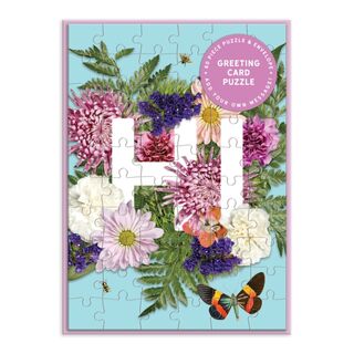 Say It With Flowers Hi Greeting Card Puzzle - Galison (ISBN 9780735367241)