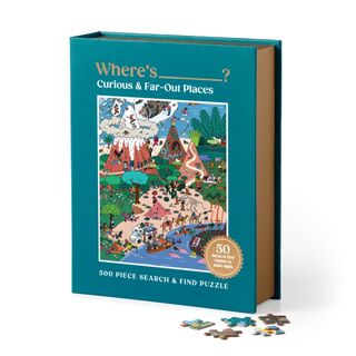 Where's ________? Curious and Far Out Places 500 Piece Search and Find Puzzle - Galison (ISBN 9780735382275)