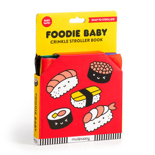Foodie Baby Crinkle Fabric Stroller Book - Mudpuppy (ISBN 9780735377424)