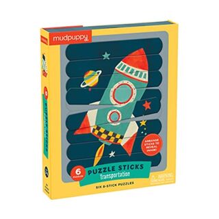 Transportation Puzzle Sticks - Mudpuppy (ISBN 9780735347540)