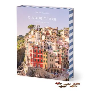 Gray Malin Cinque Terre 1000 Piece Book Puzzle - Galison (ISBN 9780735380158)