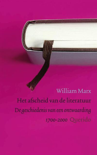 Het afscheid van de literatuur - W. Marx Het afscheid van de literatuur - W. Marx