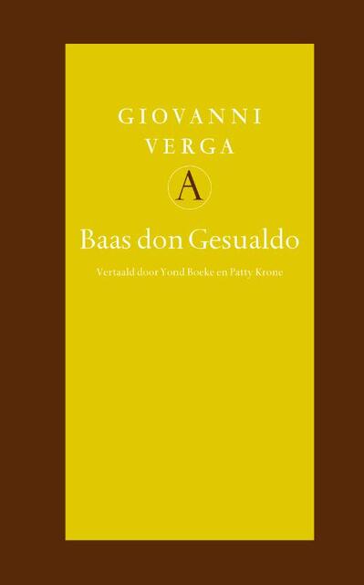 Baas Don Gesualdo - G. Verga Baas Don Gesualdo - G. Verga