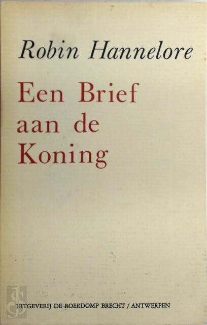 Een brief aan de koning - Robin Hannelore Een brief aan de koning - Robin Hannelore