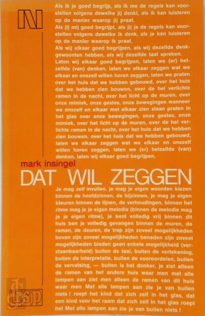 Dat wil zeggen - Mark Insingel Dat wil zeggen - Mark Insingel