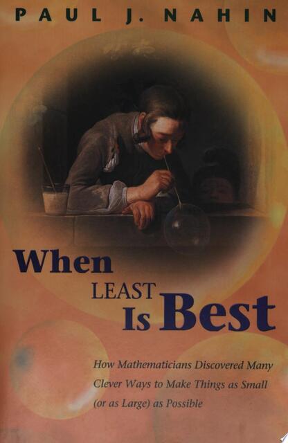 When Least is Best - Paul J. Nahin When Least is Best - Paul J. Nahin