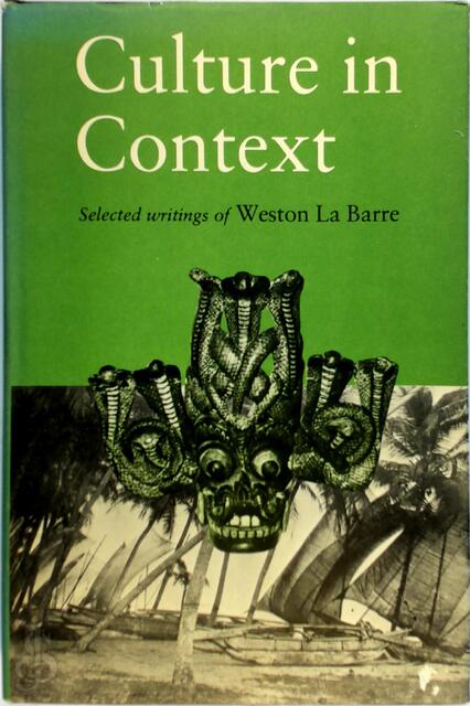 Culture in Context - Weston La Barre Culture in Context - Weston La Barre