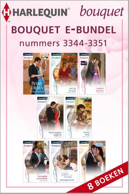 Bouquet e-bundel nummers 3344 - 3351 - Penny Jordan Bouquet e-bundel nummers 3344 - 3351 - Penny Jordan