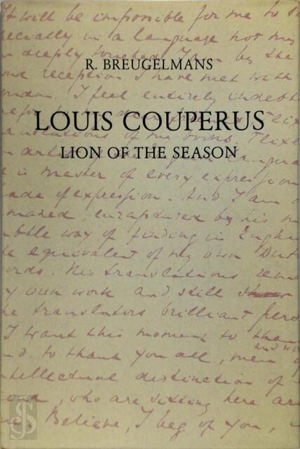 Louis Couperus - Lion of the season - R. Breugelmans Louis Couperus - Lion of the season - R. Breugelmans