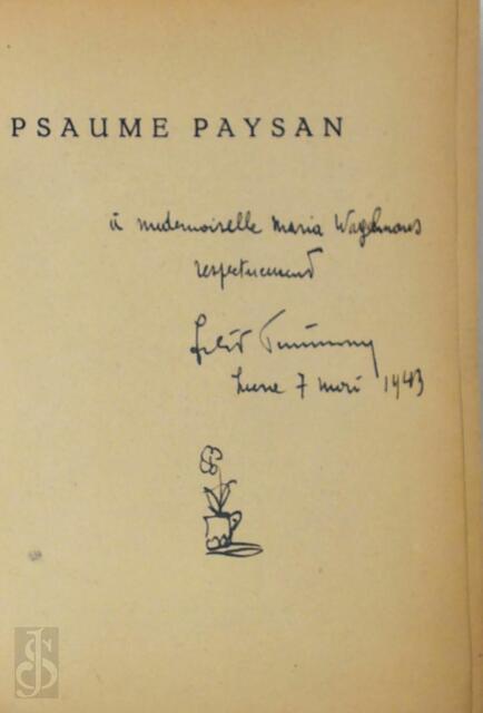 Psaume Paysan - Felix Timmermans Psaume Paysan - Felix Timmermans