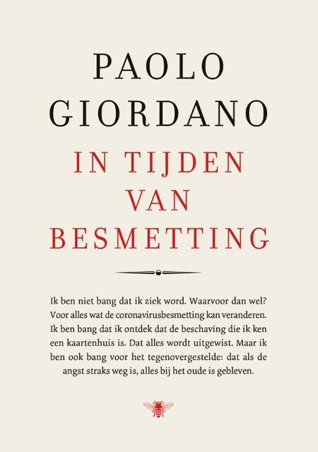In tijden van besmetting - Paolo Giordano In tijden van besmetting - Paolo Giordano