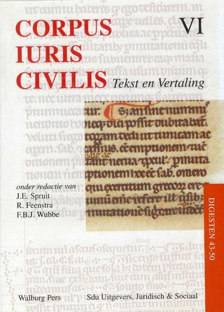 Corpus Iuris Civilis - Corpus Iuris Civilis -