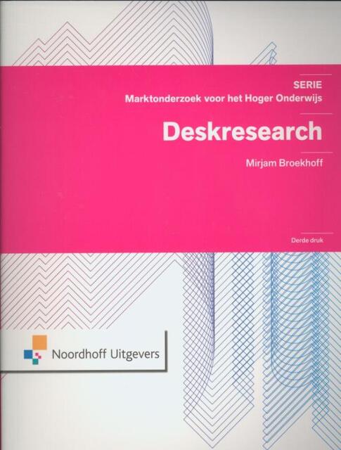 Deskresearch - Mirjam Broekhoff Deskresearch - Mirjam Broekhoff