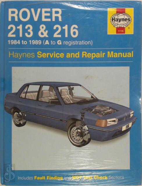 Rover 213 and 216 (Haynes Service and Repair Manual Series) - Rover 213 and 216 (Haynes Service and Repair Manual Series) -