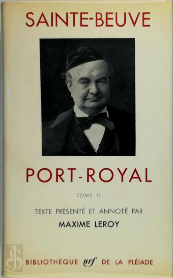 SainteBeuve PortRoyal Tome II Charles Augustin SainteBeuve De