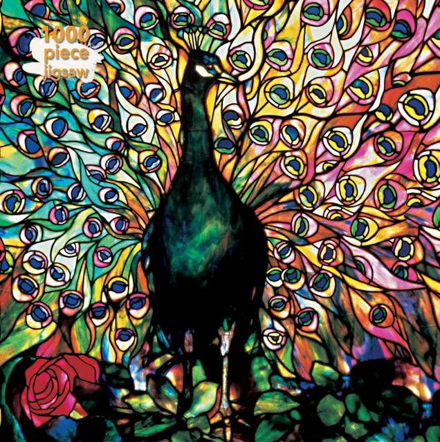 TIFFANY: DISPLAYING PEACOCK - TIFFANY: DISPLAYING PEACOCK -