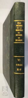  Etat présent de la noblesse du Royaume de Belgique , Tome VI : Eem - Fur - José-Anne Molina