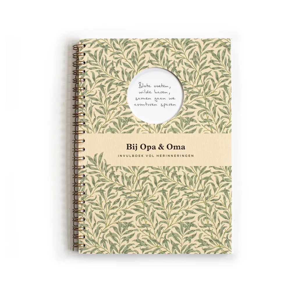 Bij opa en oma - invulboek vol herinneringen 1