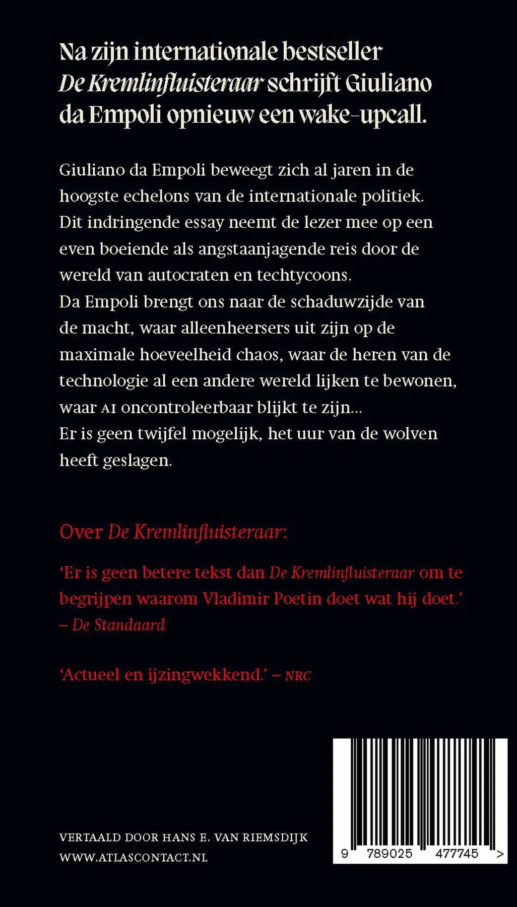 Het uur van de wolven - Giuliano da Empoli 2