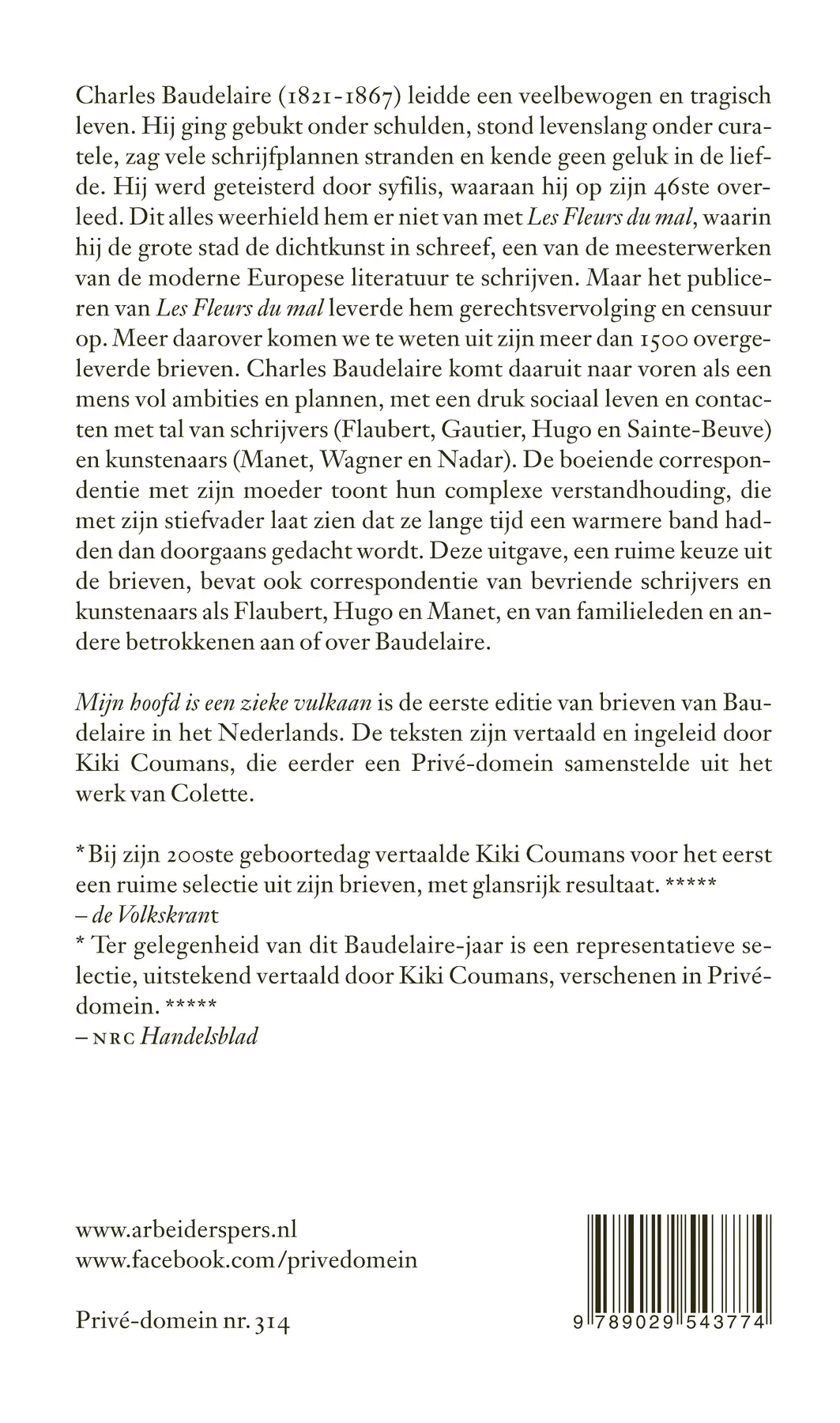 Mijn hoofd is een zieke vulkaan - Charles Baudelaire 2