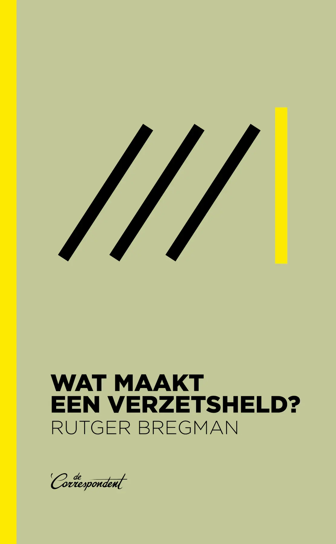 Wat maakt een verzetsheld? - Rutger Bregman 1