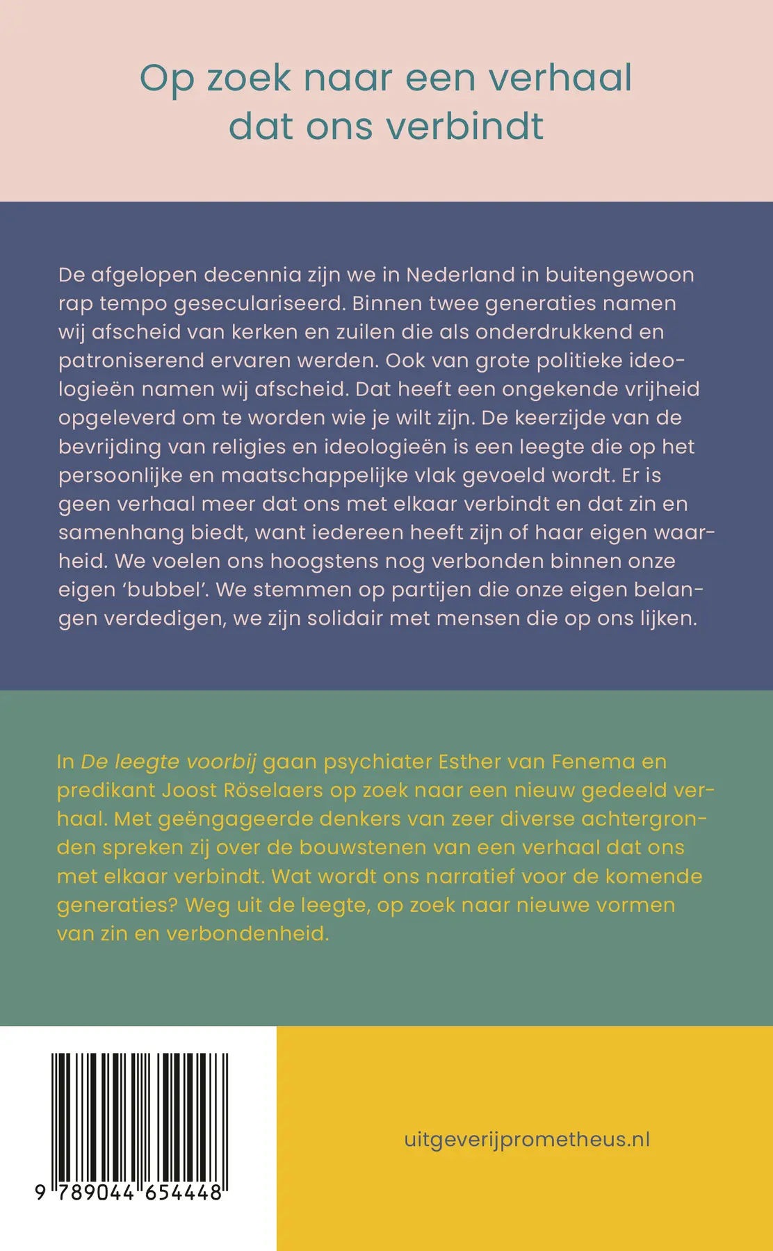 De leegte voorbij - Esther van Fenema, Joost Röselaers 2