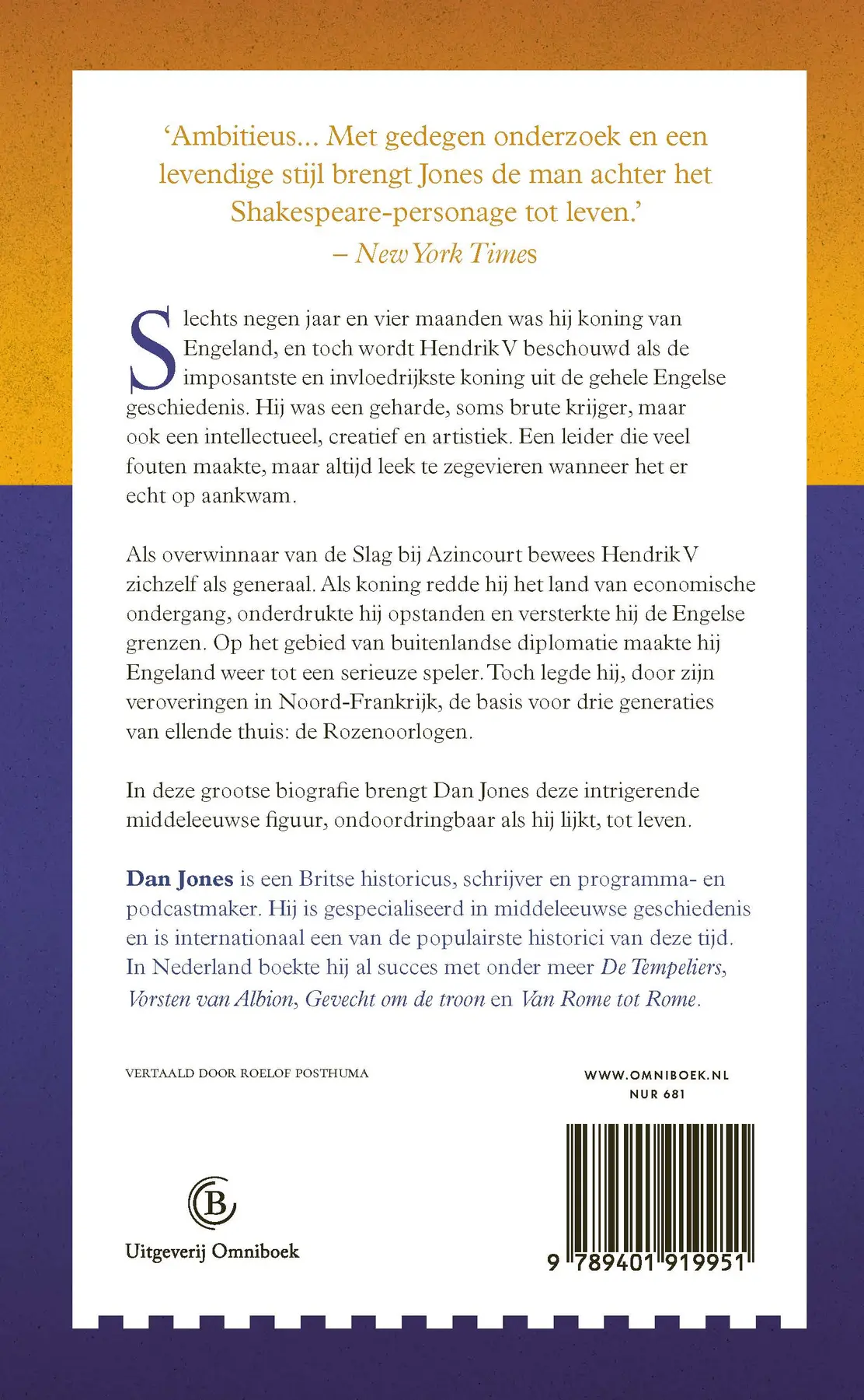 Hendrik V - Dan Jones 2