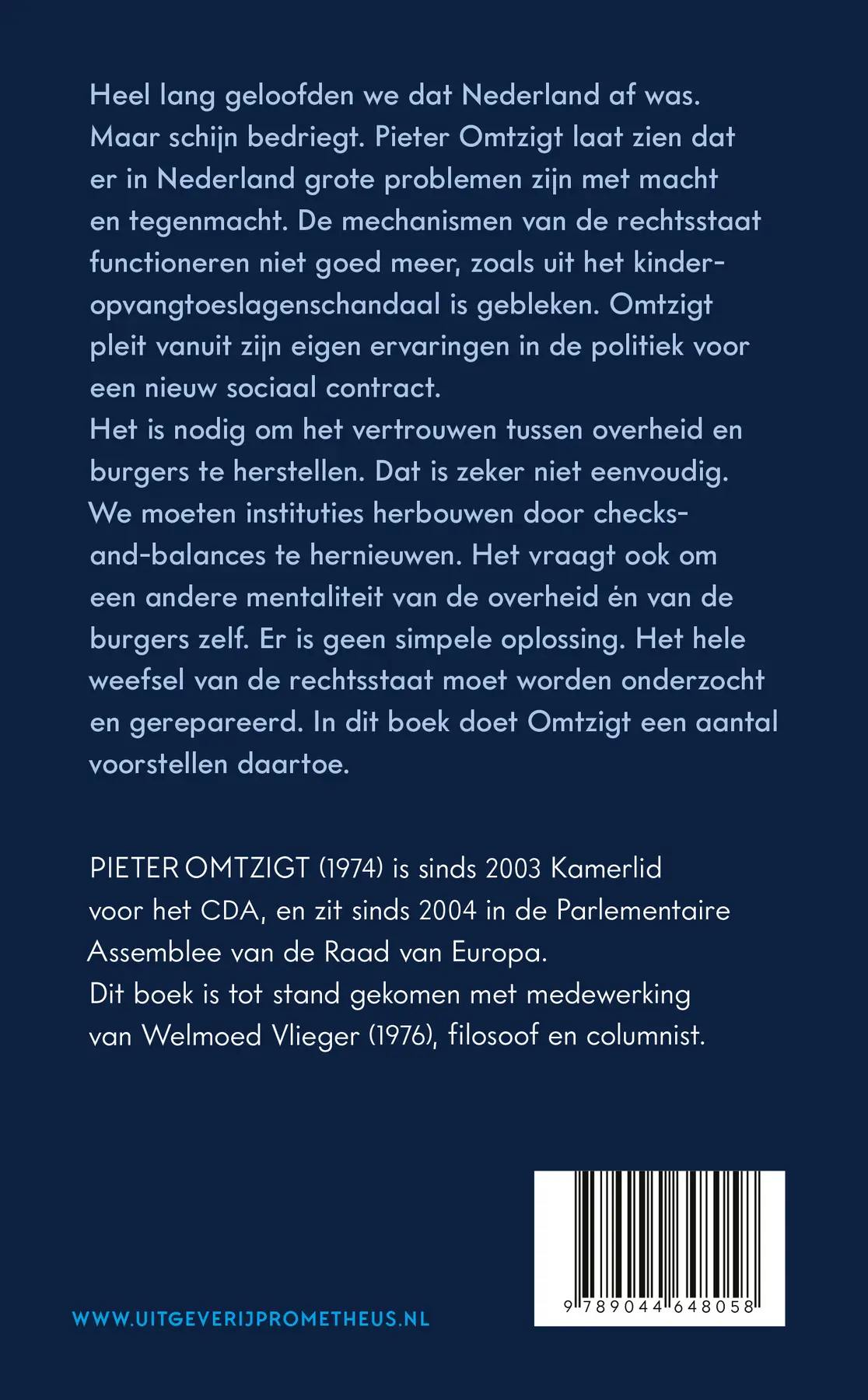Een nieuw sociaal contract - Pieter Omtzigt 2