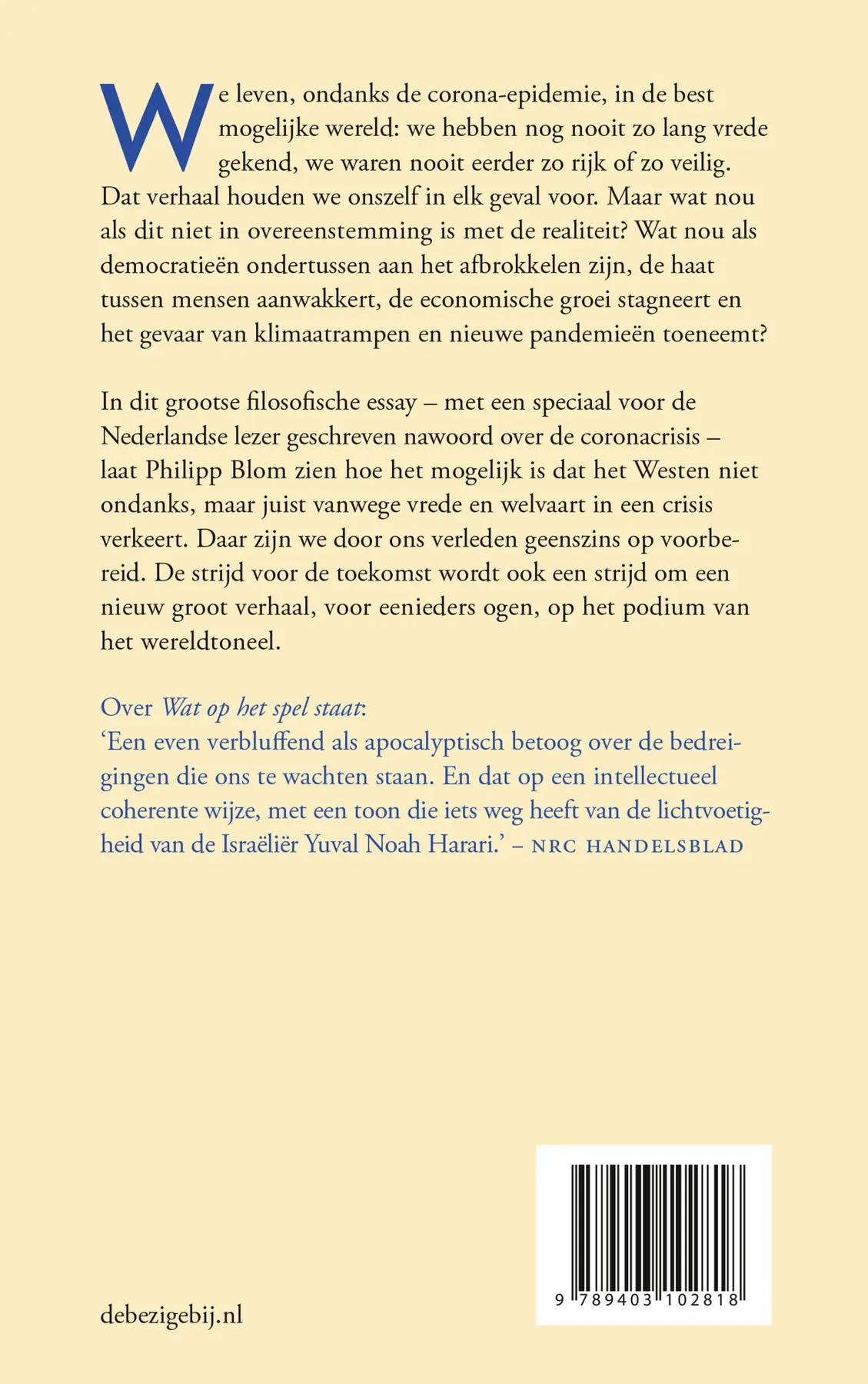 Het grote wereldtoneel - Philipp Blom 2