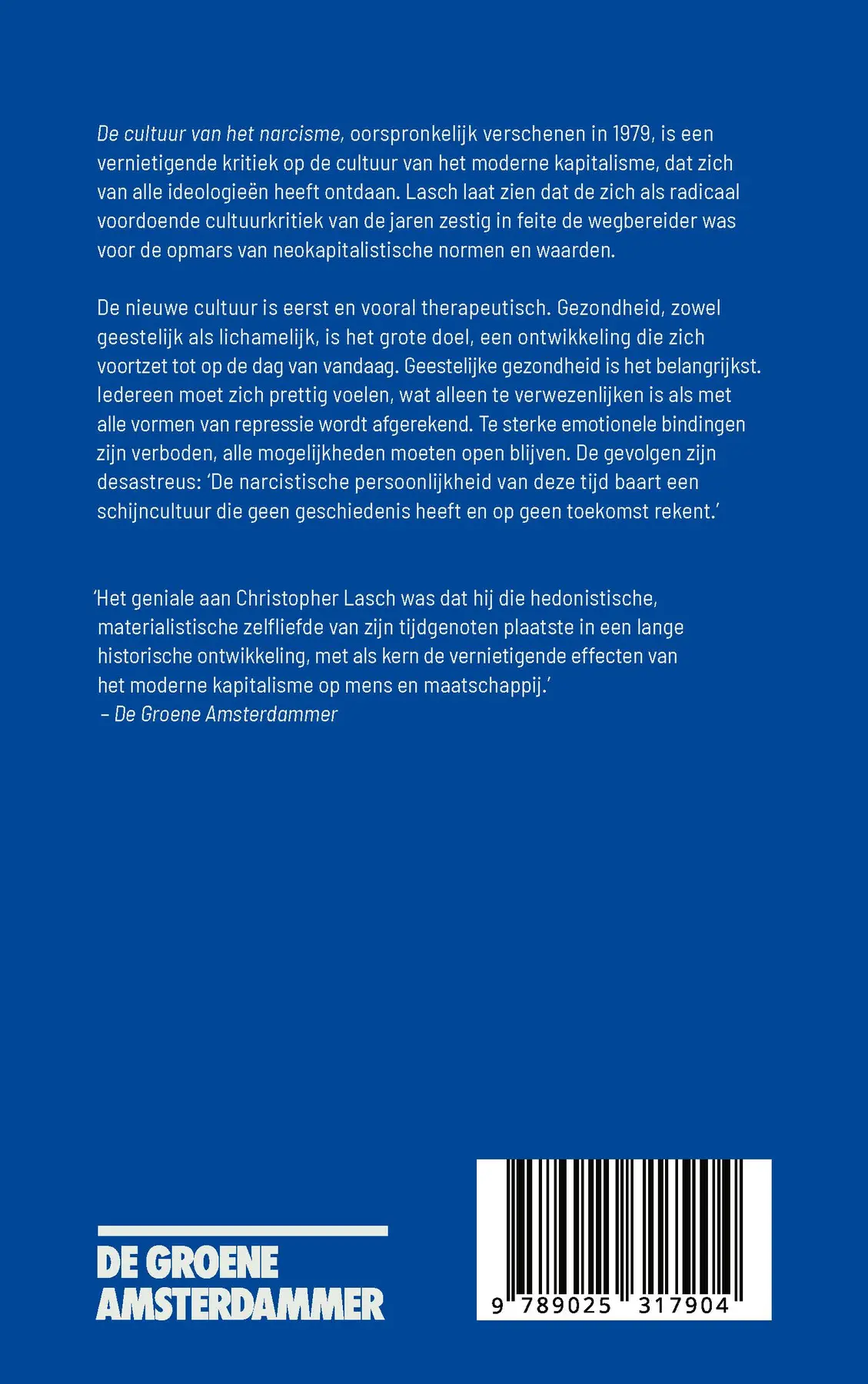 De cultuur van het narcisme - Christopher Lasch 2