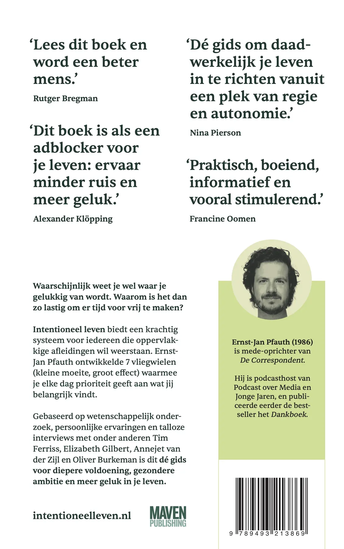 Intentioneel leven - Ernst-Jan Pfauth 2