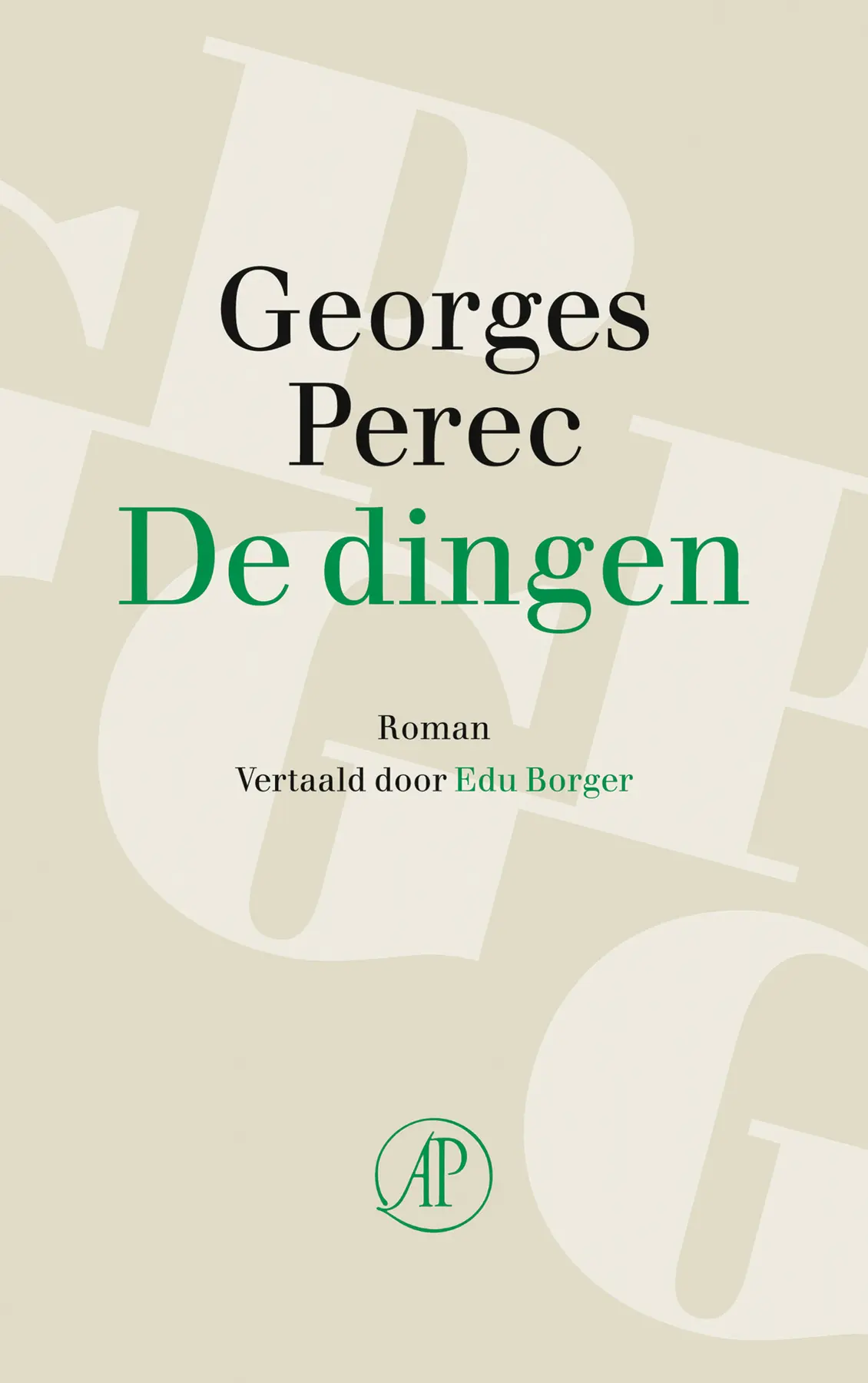 De dingen - Georges Perec 1