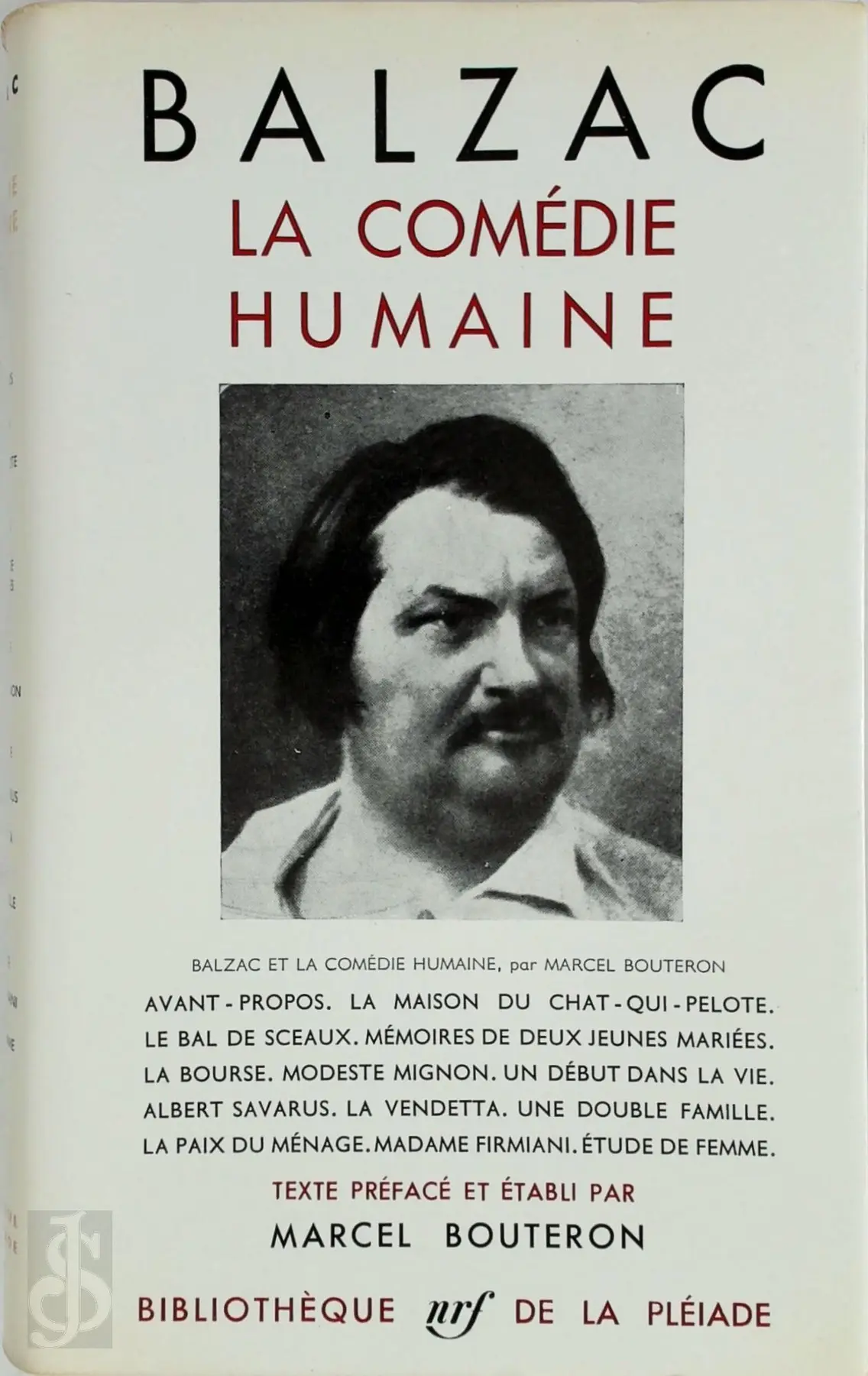 La Comédie Humaine - Tome I - Honoré de Balzac | De Slegte
