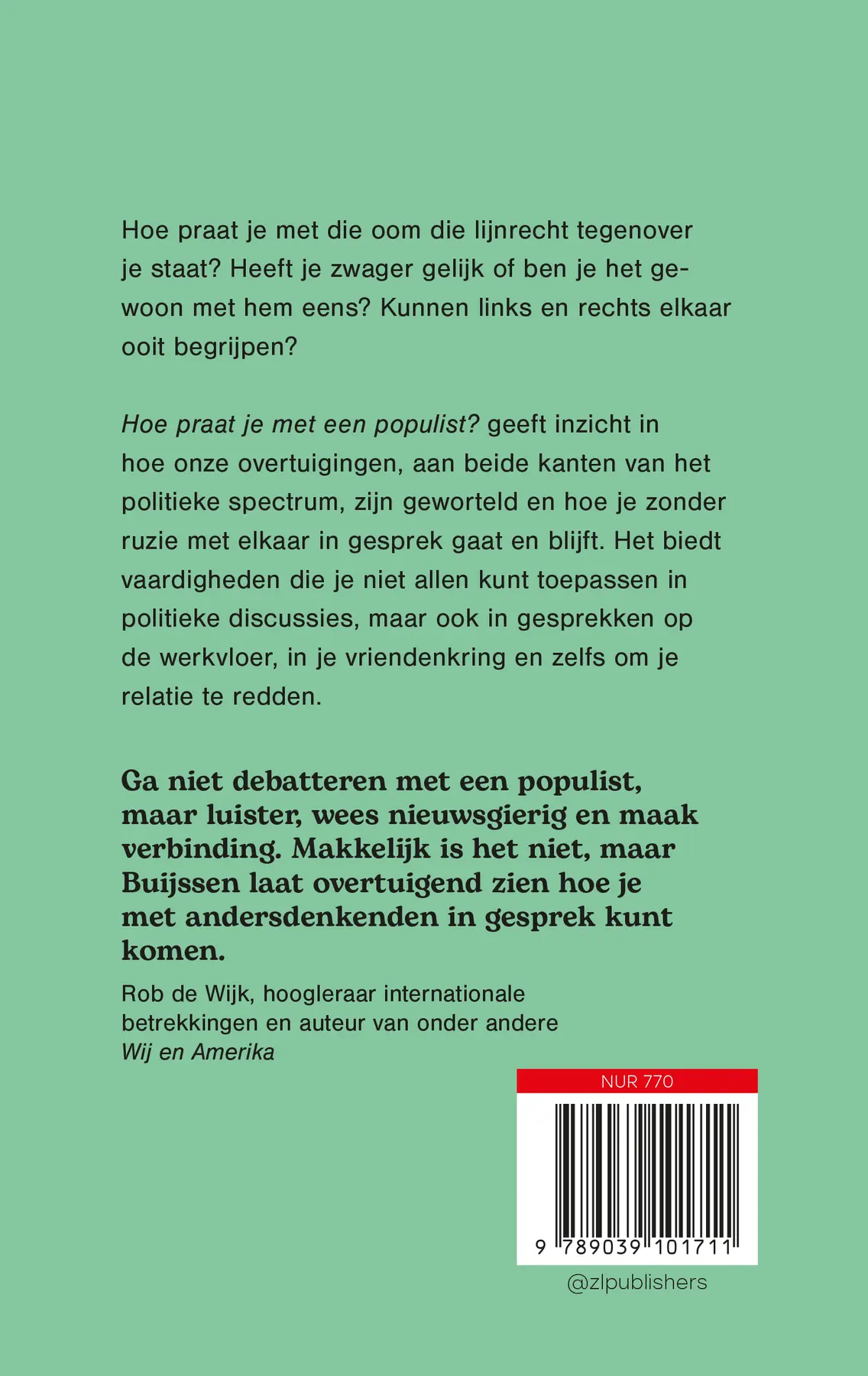 Hoe praat je met een populist? - Huub Buijssen 2