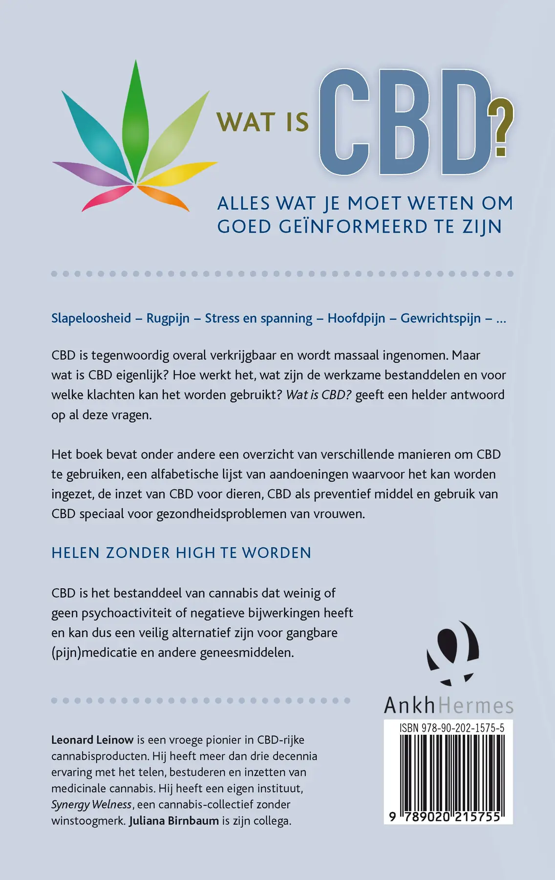 Wat is CBD? - Leonard Leinow, Juliana Birnbaum 2