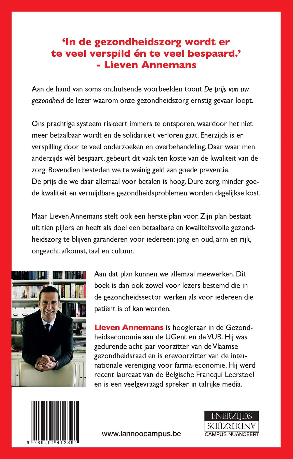 De prijs van uw gezondheid - Lieven Annemans 2