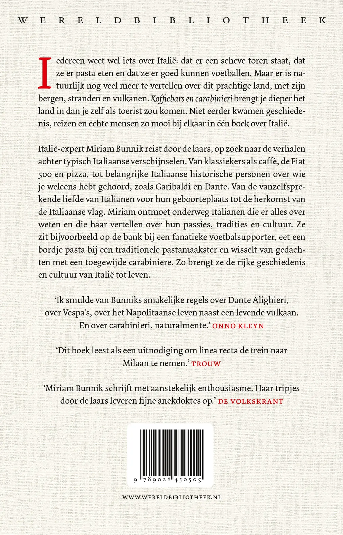 Koffiebars en carabinieri - Miriam Bunnik 2