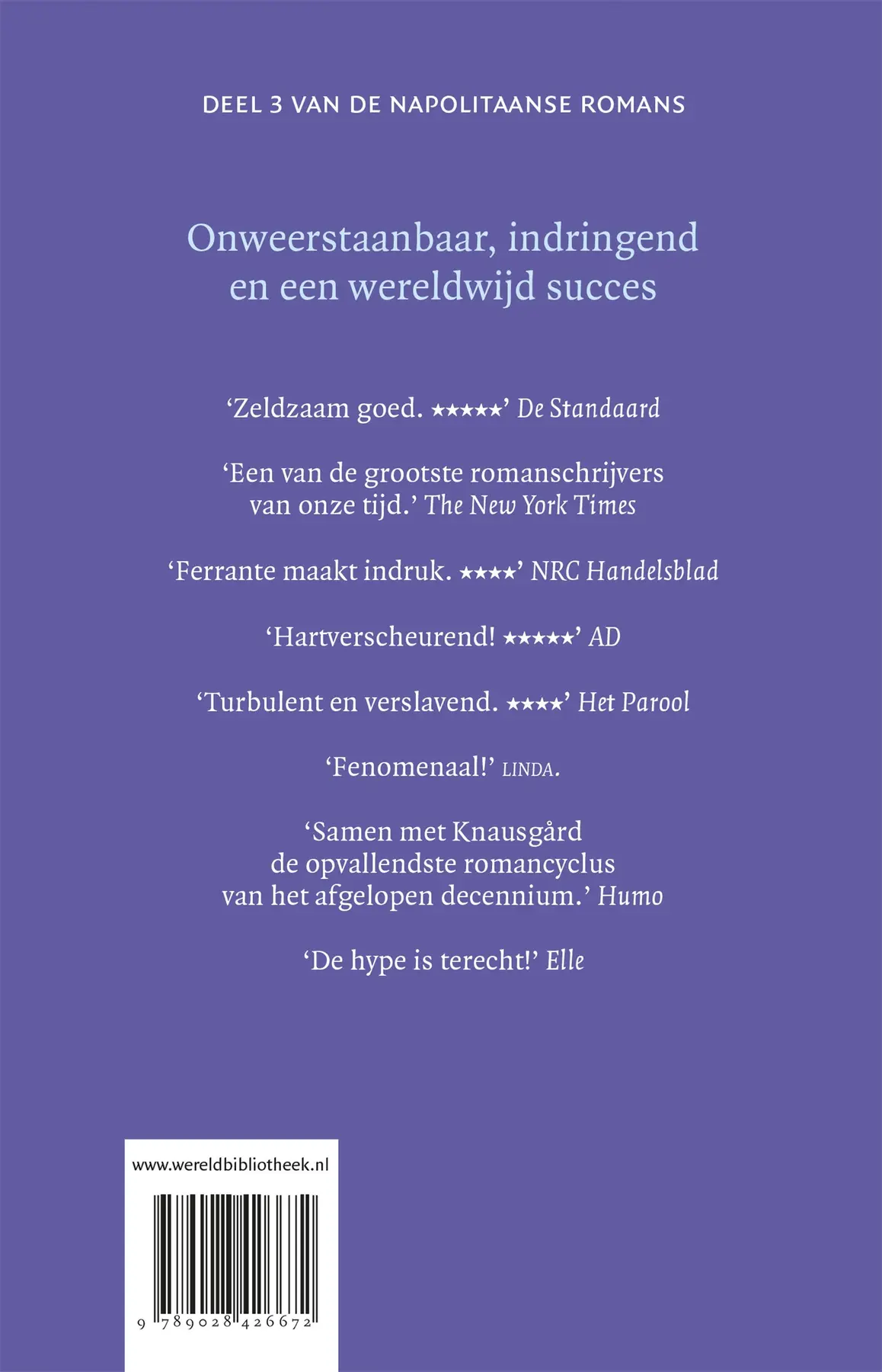 Wie vlucht en wie blijft - Elena Ferrante 2