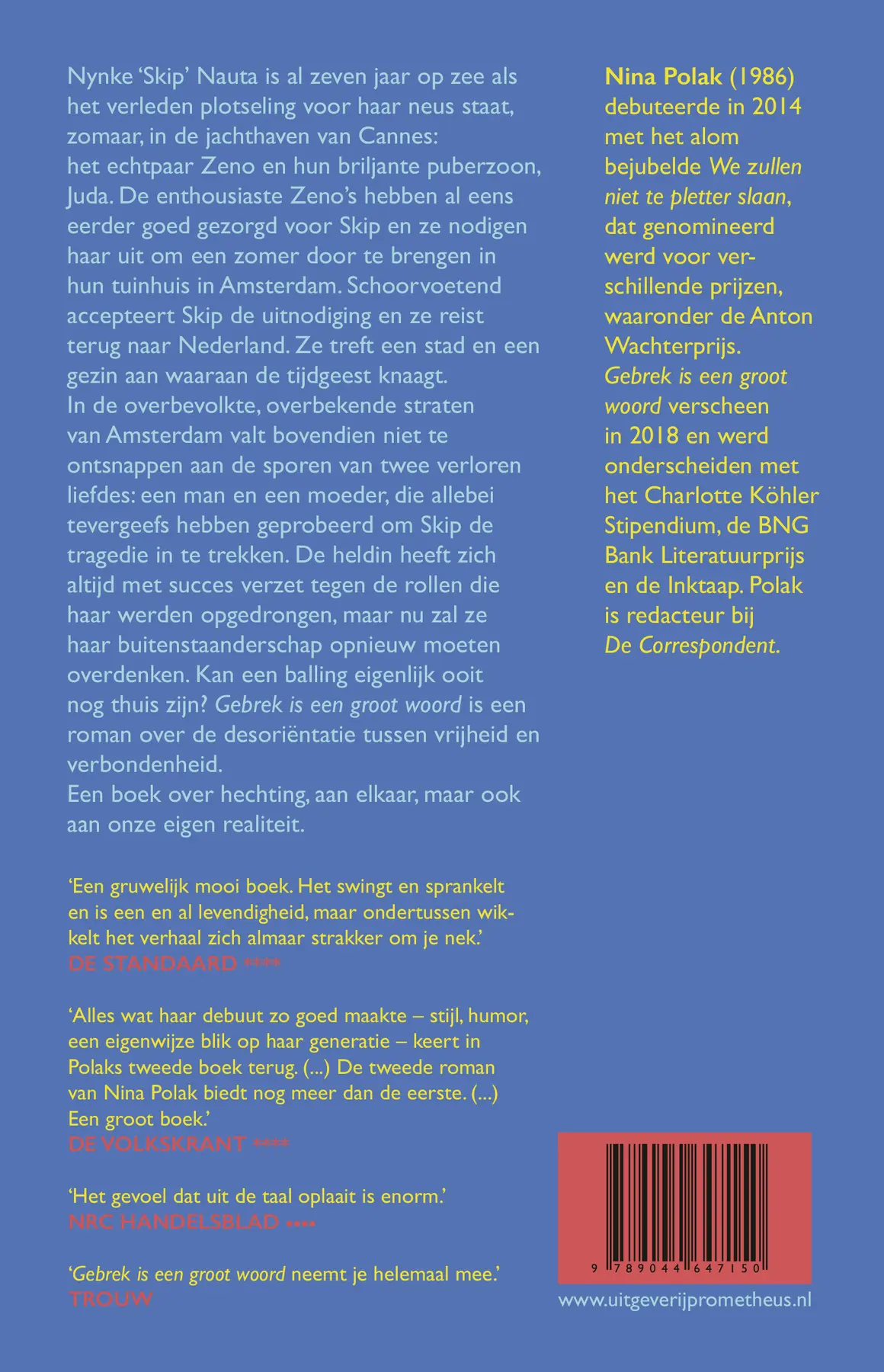 Gebrek is een groot woord - Nina Polak 2