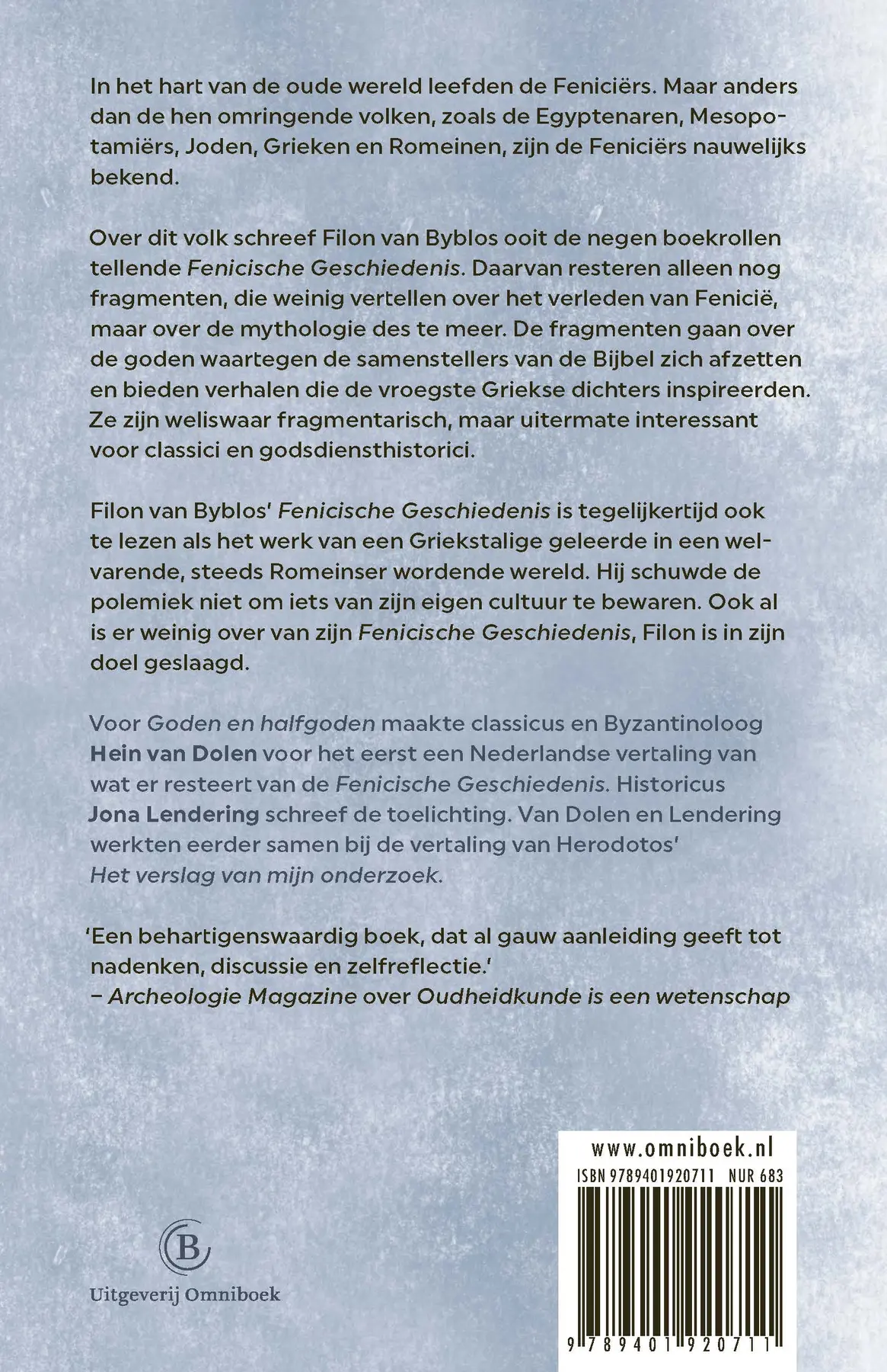 Goden en halfgoden - Jona Lendering, Hein van Dolen 2