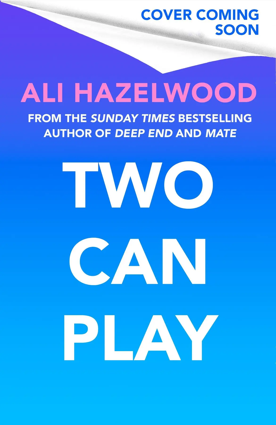 Two Can Play Ali Hazelwood (ISBN 9781408737217) De Slegte
