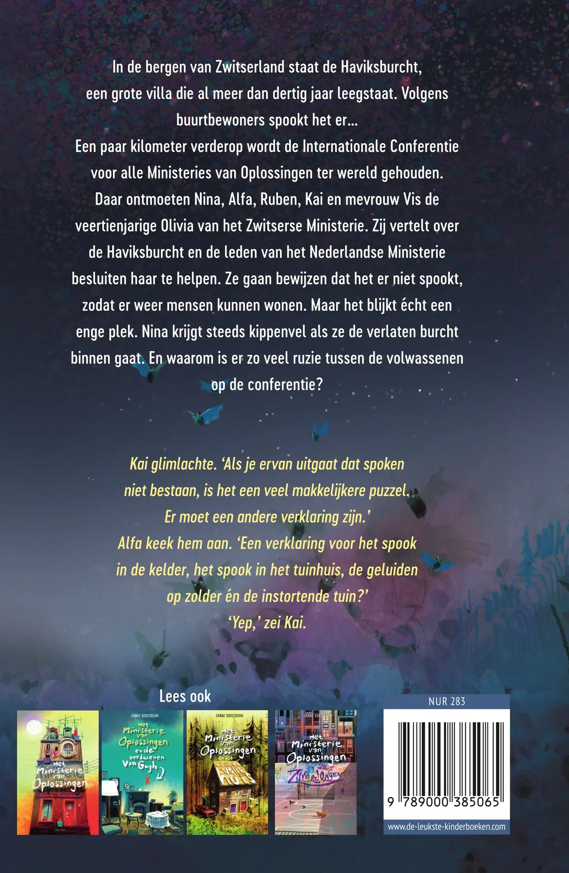 Het Ministerie van Oplossingen en het spook van de Haviksburcht - Sanne Rooseboom 2