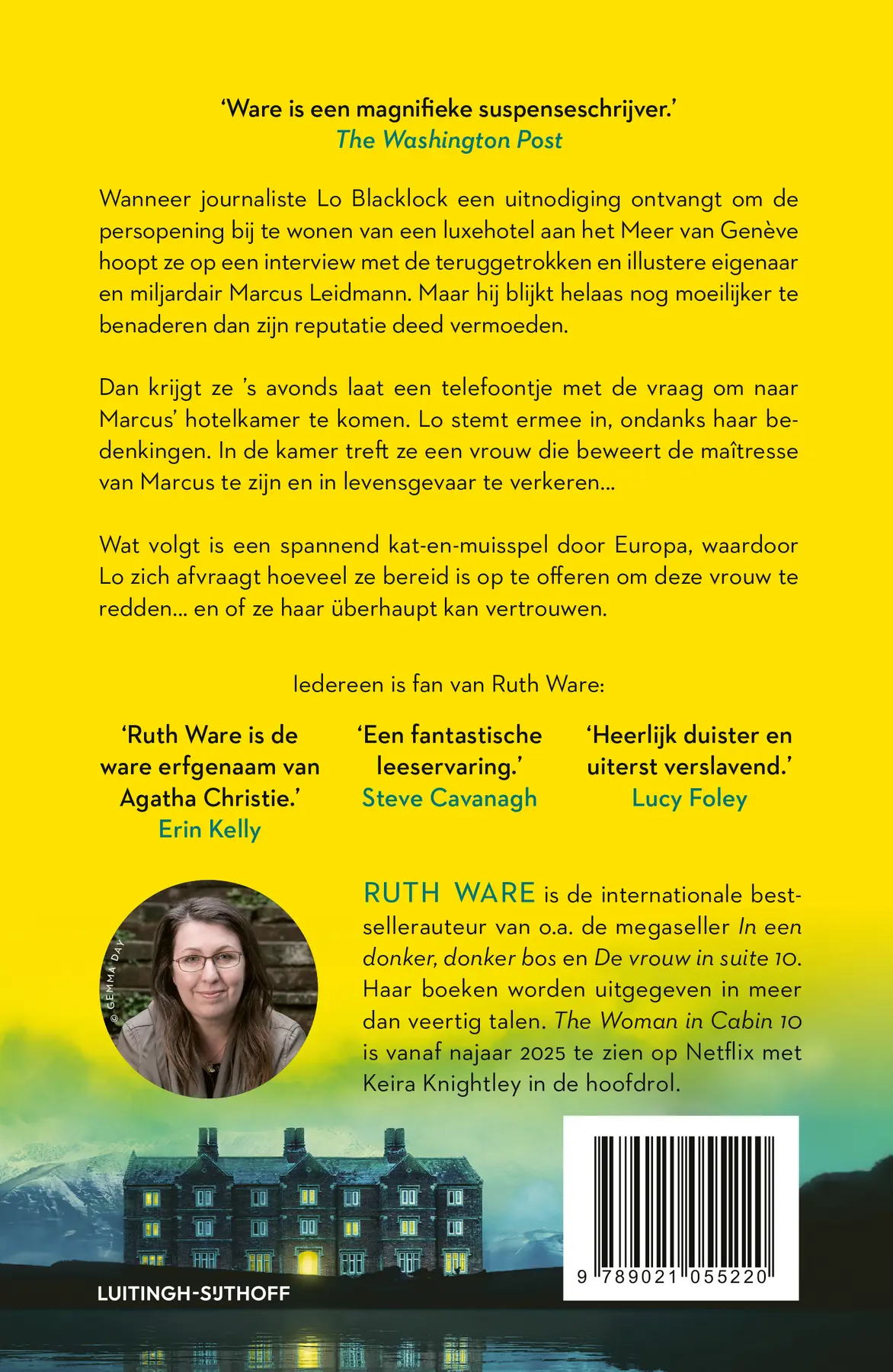 De vrouw in suite 11 - Ruth Ware 2